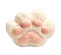 Colcha calentador de manos de pata de gato 2 en 1, manta de oficina de doble uso y almohada para siesta para viajes en coche, funda de forro polar suave para el hogar, manta acogedora y cómoda (color