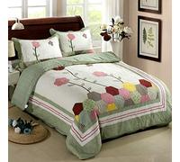 Colcha Cama 150, Colchas Bouti Edredon Reversible Algodo Acolchado Manta, Patchwork Edredones Y 2 Funda De Almohada,Patchwork17