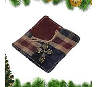 Colcha de oración con las Escrituras - Edredón de bolsillo para oración - Edredón de bolsillo con dije de las Escrituras, decoración sagrada apoyo emocional, edredones de poemas de simbolismo