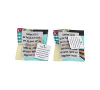 Colcha de Oración de Bolsillo, Juego de Colcha de Oración Colorida Hecha A Mano, Juego de Colcha de Biblia en Miniatura, Regalo Cristiano