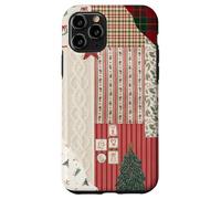 Colcha de Punto de Navidad con diseño de árbol de Navidad Carcasa para iPhone 11 Pro