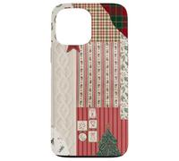 Colcha de Punto de Navidad con diseño de árbol de Navidad Carcasa para iPhone 13 Pro MAX