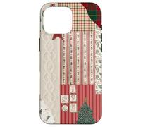 Colcha de Punto de Navidad con diseño de árbol de Navidad Carcasa para iPhone 16 Pro MAX