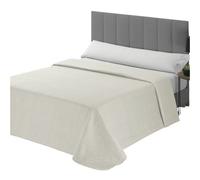 Colcha design reversible beige cama 135cm donegal collections