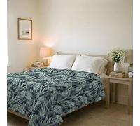 Colcha Ligera de Verano Línea Basic Made in Italy, cubrecama Estampado en Suave Microfibra - Edredón de Primavera Verano de Entretiempo - Tropical, Matrimonial 250x240 cm