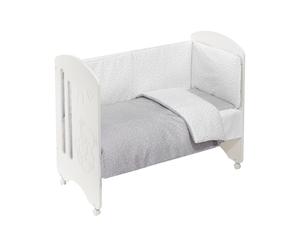 Colcha Lovely Gris Interbaby