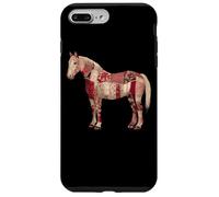 Colcha Patchwork Rojo Caballo Country Western Carcasa para iPhone 7 Plus/8 Plus