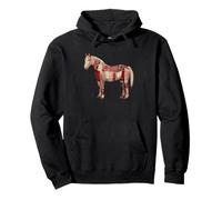 Colcha Patchwork Rojo Caballo Country Western Sudadera con Capucha
