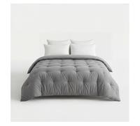 Colcha poliéster velvet mila cama 140/160cm color gris oscuro - conforama