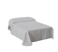 Colcha primavera verano reversible toscana gris cama 150cm