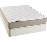 PIKOLIN Leah - Colchón Viscoelástico y Espuma HR | Altura 24cm | 135x190 | Firmeza Alta | Confort Visco | Calidad Óptima | Protección Higiénica Total