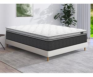Colchón 180x200 cm híbrido de muelles ensacados con sobrecolchón GAMIANI de YSMEE
