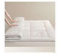 Colchón acolchado de algodón suave para hoteles, salas de estar y dormitorios, 5 cm de grosor, 180 x 200 cm, ropa de cama cómoda, perfecta para propiedades de alquiler