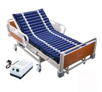 Colchón Antiescaras,Colchon Antiescaras 90x200cm Cama Articulada,Colchones Antiescaras de Aire Presión Alternante con Bomba,Impermeable,Prevención de Escaras y Tratamiento de úlceras,Navy blue,0.9m