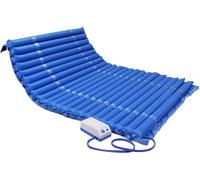 Colchón Antiescaras De Presión Alternante con Compresor Ajustable De Ciclo Alterno,Soporte De Presión Alternante,Colchón Inflable,Poco Ruidoso Escaras Grado I, II Y III,Cargable 135 Kg W90CM
