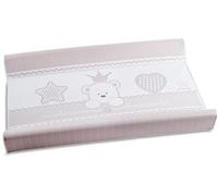 Colchón cambiador de PVC de 2 lados, para el cambio del pañal, universal, medida 49 x 81 x 10 cm, fabricado en Italia, Italbaby Baby Re, color gris