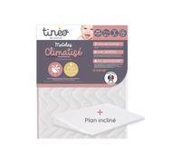 Colchón Climático TINEO 60x120 cm - Grosor 10 cm - Viene con un plano inclinado de 15