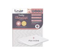 Colchón Climático TINEO 70x140 cm - Espesor 10 cm - Incluido con un plano inclinado de 15