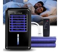 Colchón con Almohadilla De Enfriamiento Eléctrico para Personas Que Sufren De Calor Nocturno, Sistema De Cubierta De Colchón Refrigerante con Tanque Visible De 2,5l Y 4 Niveles Ajustables 55 * 100cm