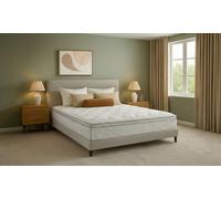 Colchón con espuma viscoelástica muelles ensacados y látex de Sampur: 200 x 200 cm