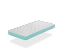 Colchon cuna 57x117 elyna espuma, altura 11 cm, transpirable y ergonomico. firmeza ideal para bebes