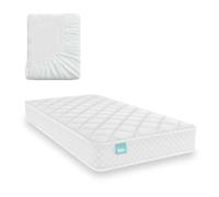 Colchón cuna baby one nalui 60x120 ±12cm + protector tencel | certificado oeko-tex®| | hecho en españa