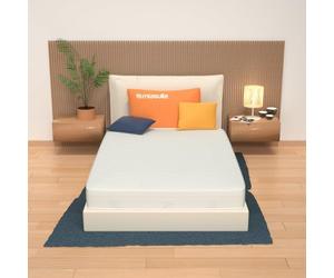 Colchón de 140 x 195 cm para Cama Doble pequeña, 14 cm de Altura, Hecho de WaterFoam con Tejido de Aloe Vera, indeformable, hipoalergénico y antiácaros, rigidez Media. Modelo: Plus H14