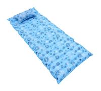 Colchón de agua de refrigeración de 190 x 75 cm, colchón de hielo para dormitorio y uso doméstico, perfecto para cama de inyección de agua en verano con patrón Slish, ideal para estudiantes