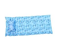 Colchón de agua de verano plegable de PVC con bomba de pie integrada para adultos y personas mayores, perfecto para climas cálidos, relajarse y refrescarse