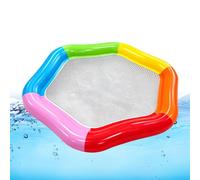 Colchón de agua flotante - gran tamaño de vinilo doble jinete duradero hinchable, sillín flotante, balsa flotante | Perfecto para complejos frente al mar, estanque, patio, arroyo, voy