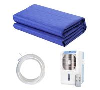 Colchón de Agua refrescante, Almohadilla De Refrigeración de 6 W, Control Remoto, Temporizador De 1 A 8 H, Ideal para Familias Y Albergues(W140cmxL160cm/W55inxL63in)