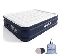 Colchón de aire individual con bomba integrada, 18 pulgadas de alto y capacidad de hasta 800 libras, inflado rápido en 3 minutos, colchón inflable duradero con bolsa de almacenamiento, cama inflable