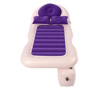 Colchón de Aire Inflable para Coche, Cama para Asiento Trasero, Portátil, Grueso, para Viajes en Coche, Camping, Almohadilla para Dormir con 2 Almohadas, Bomba de Aire, Relleno de Espacio