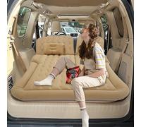Colchón de aire SUV con bomba de aire eléctrica y 2 almohadas, 174 x 126 cm, colchón inflable para coche, cama universal, colchón hinchable extraíble para viajes, camping, actividades al aire libre
