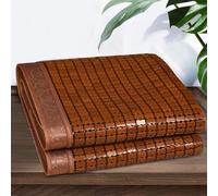 Colchón de bambú refrescante para verano, transpirable y suave, ideal para el hogar, escuela, dormitorio, tamaño individual/doble/queen, plegable (200 x 200 cm), solución perfecta para dormir