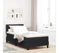 Colchón de Cama de resortes Pocket con Funda de Terciopelo 100X200 cm con Cremallera Individual con Soporte Medio Duro, Comodidad Suave Ideal para Dormitorio, Protector con Cremallera, Muebles para a