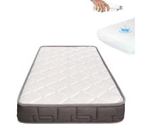Colchón de Cuna bebé HR Morfeo para cunas de 120x60 + Protector colchón Impermeable 100% algodón hipoalergénico, Antibacteriano y antiácaros CoolDreams