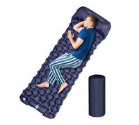 Colchón de dormir hinchable, colchón de campamento, colchón inflable para alfombra de acampada, alfombra de camping plegable para trampa de tienda de viaje para una sola persona