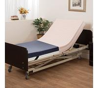 Colchón de espuma de redistribución de presión con espuma viscoelástica elástica, espuma viscoelástica de 3 capas, por Medacure - Cubierta de grado hospitalario incluida, 84" x 36" x 6", 1