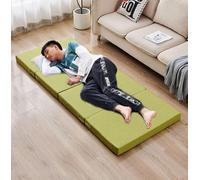 Colchón de espuma gruesa, colchón de invitados con funda extraíble, protector de colchón individual suave para sofá cama