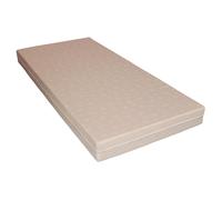 Colchón de espuma HR 35 kg, firmeza firme, desenfundable. Talla 140 x 190 cm. Color beige