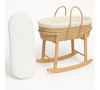 Colchón de espuma para moisés infantil, grueso y súper suave, doble cara, funda acolchada extraíble, fabricado en Reino Unido, Mamas & Papas Mothercare