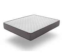 Colchón de espuma sonho loira visco 160x190 cm - altura 23 cm con 5 cm de viscoelástica altura 23 transpirable y adaptable