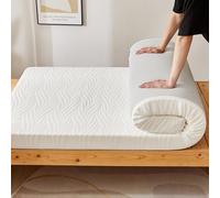 Colchón de futón, colchón japonés estilo tatami, plegable, para dormitorio, camping, cama de invitados, almohadilla de espuma fina, uso portátil (G, 90 x 190 x 5 cm)