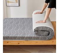 Colchón de futón - Colchón japonés estilo tatami plegable para dormitorio, camping, cama de invitados, almohadilla de espuma fina, uso portátil (150 x 190 x 5 cm)