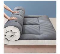 Colchón de futón grueso, almohadilla enrollable portátil de algodón japonés, cama de camping plegable para cama individual/matrimonial/queen/king, cama de invitados transpirable (F, 150 x 200 cm)