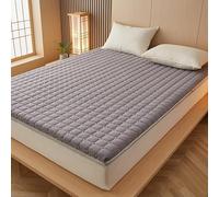 Colchón de futón grueso transpirable, extraíble y lavable, fácil de plegar para dormitorio, solución de ropa de cama ligera y fácil de usar