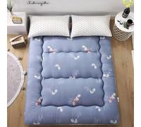 Colchón De Futón Japonés 10 Cm De Espesor Almohadilla Plegable De Rollito Tatami Tapete Para Dormir Colchón Para Estudiantes Para Niñas Para Casería Para Acampar Estatera De Dormitorio De Estudiante