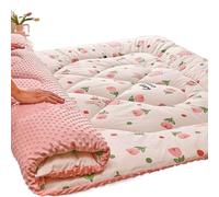 Colchón de futón japonés, 100% algodón, rollo de cama plegable y portátil, 150 x 200 cm, Shikibuton para un fácil almacenamiento, ideal para el hogar y viajes