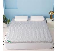 Colchón De Futón Japonés De 5 Cm De Espesor, Estera De Espuma Viscoelástica | Colchoneta for dormir plegable y portátil, firme y cómoda, for suelo, Camping, cama de invitados(Grey,135 x 190 x 5 cm)